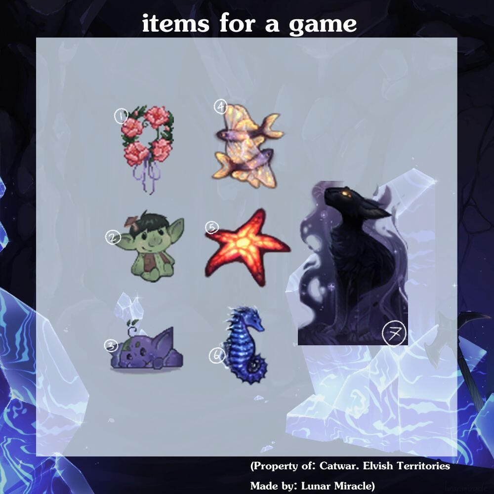 Items for game &quot;CatWar&quot;